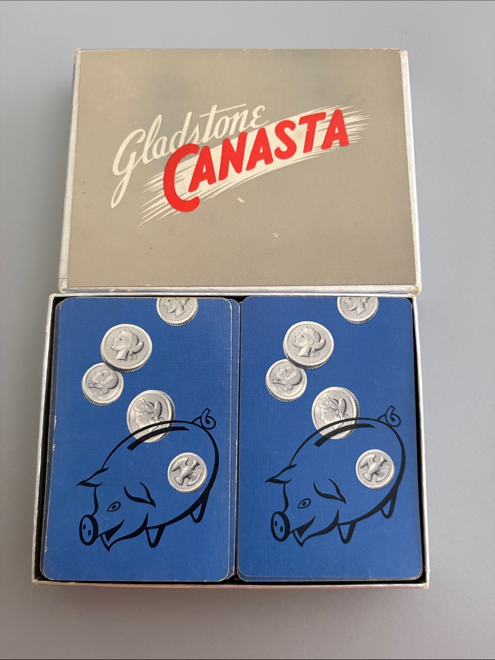 Vintage Gladstone Canasta Playing Cards